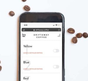 Coffee profile selection