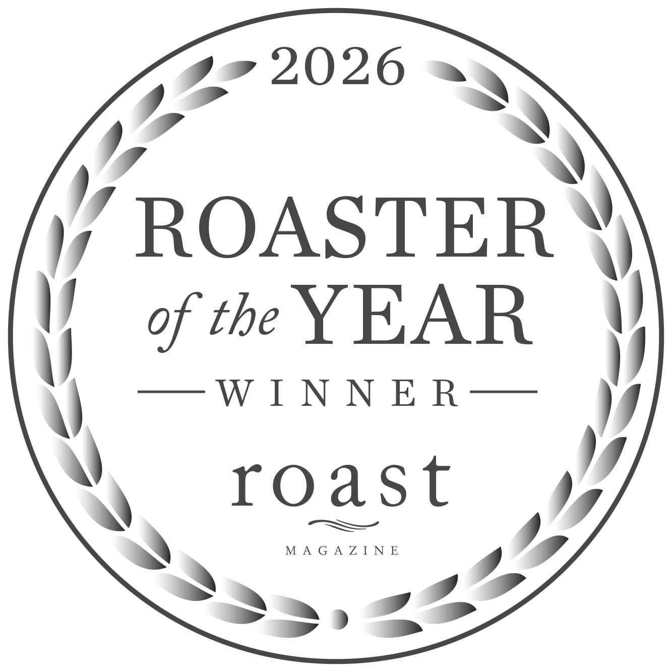 2026 Roaster of the Year winner medallion